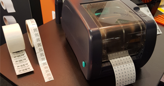 ONE2ID TSC thermal transfer printer zelf etiketten printen