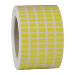 ONE2ID polyester kunststof labels blanco geel