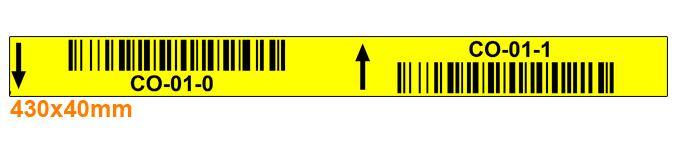 ONE2ID magazijnlabels met barcode picklocaties