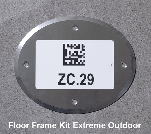 ONE2ID Floor frame extreme outdoor use bulk storage