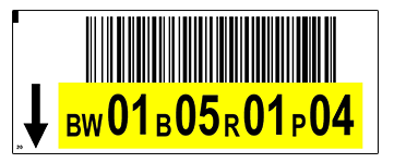 ONE2ID Magazijnlabels stellinglabels etiketten supply chain