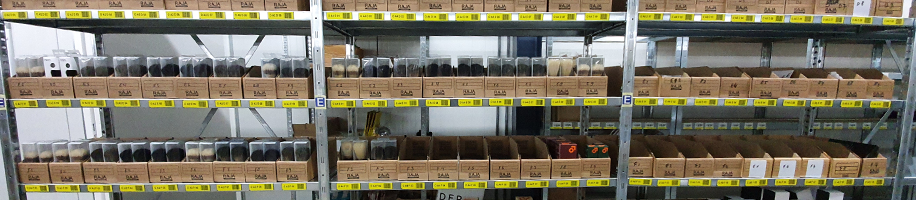 Legbordstelling labels legbordlabels magazijn etiketten order picken ONE2ID