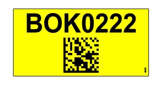 ONE2ID barcode label datamatrix legbordstelling magazijn