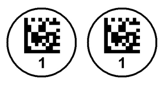ONE2ID gereedschapslabels eigendomslabel datamatrix barcode