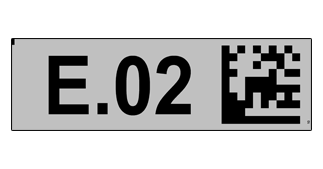 ONE2ID retro-reflectief etiket lange afstand scannen barcode label