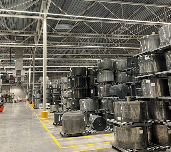 Bulk storage inbound outbound supply chain magazijnlabels ONE2ID