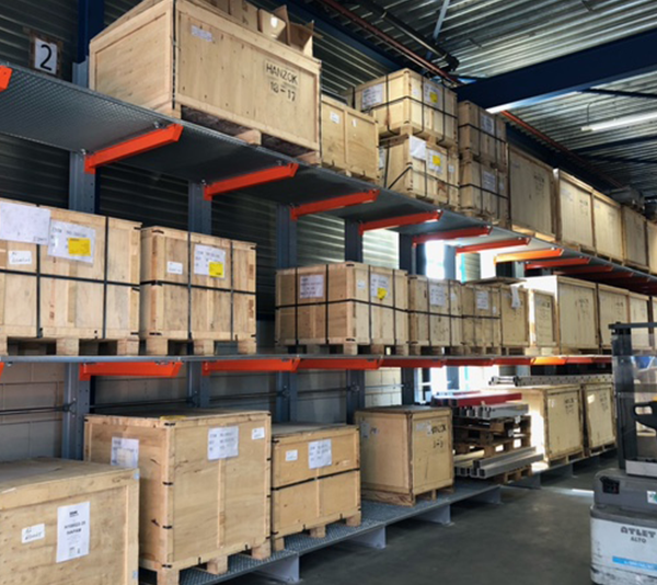 Pallet rack labels bulk storage supply chain ONE2ID