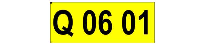 32020050 ONE2ID yellow warehouse labels order picking