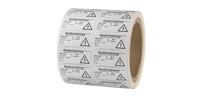 polyester etiketten voor asset tags eigendomsstickers laboratoria en chemische industrie