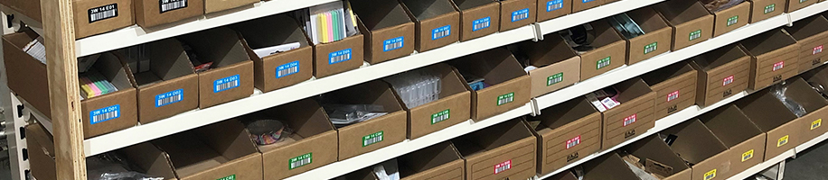 ONE2ID locatie labels magazijn multikleuren barcode magazijnlabels