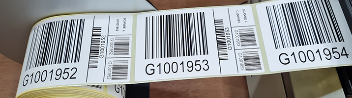 ONE2ID LPN labels pallet labels URN handling unit barcode etiketten