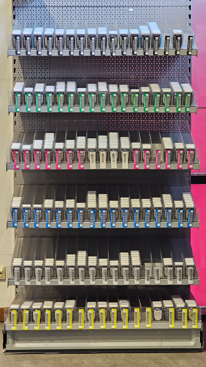 ONE2ID legbord labels etiketten orderpicken multikleur magazijnlabels
