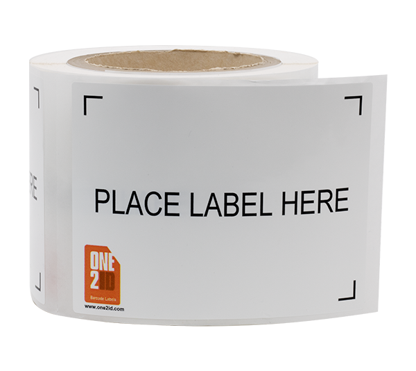 ONE2ID place label here crate bin labels warehouse labels