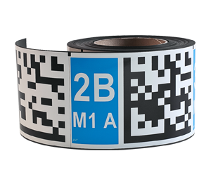 ONE2ID magnetic labels warehouse rack labels QR code