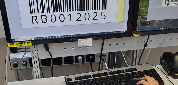 ONE2ID maatwerk barcode labels industriele labels magazijnlabels