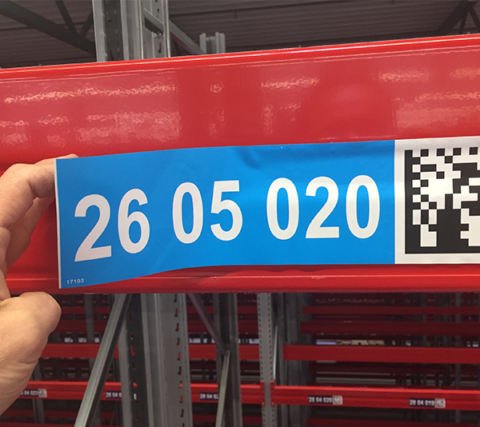 Verwijderbare etiketten herpositioneerbaar magazijnlabels ONE2ID