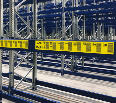 Warehouse labels vertical horizontal barcode labels ONE2ID