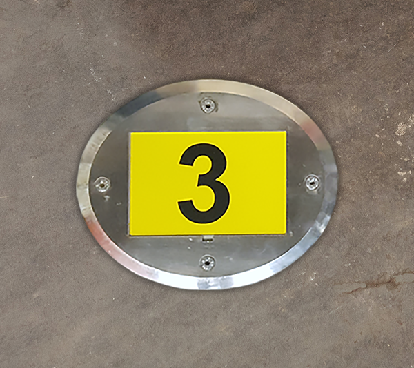 ONE2ID Vloerframes magazijnvloer binnengebruik