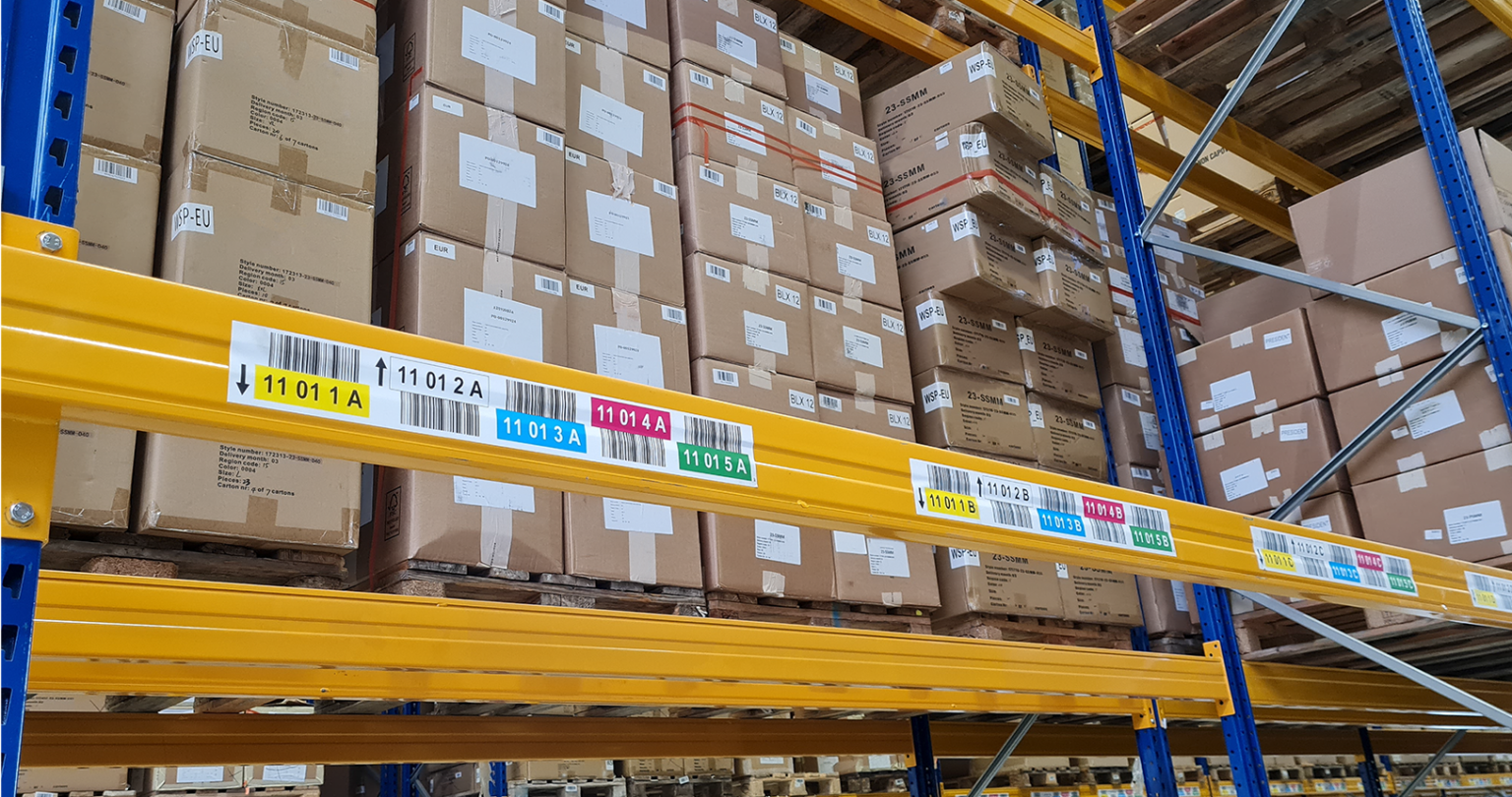 Custom designed warehouse labels | ONE2ID