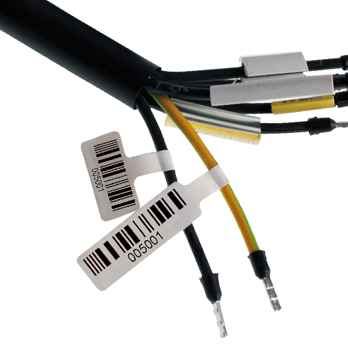 ONE2ID vlaglabels kabelcodering glasvezel UTP kabel kabelvlaggen