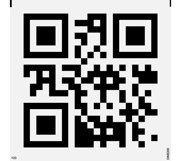 ONE2ID barcode maken QR code datamatrix etiketten printen