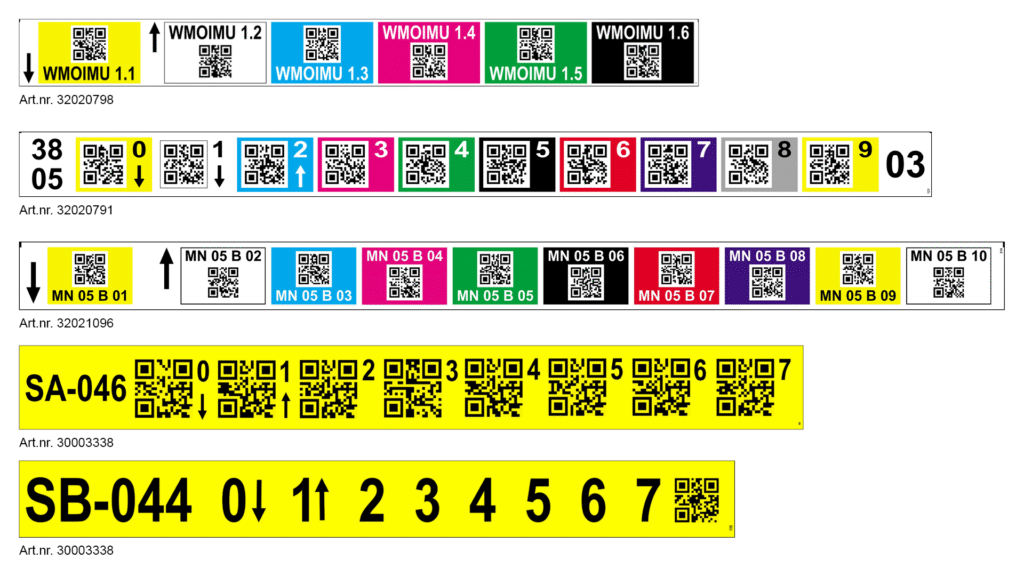 Custom designed warehouse labels | ONE2ID