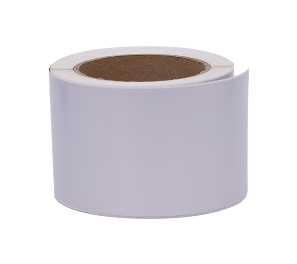 ONE2ID metallised polyester continuous labels on roll