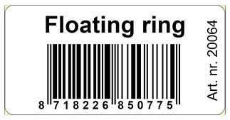 ONE2ID GTIN-8 GTIN-13 barcode EAN industrial label printing