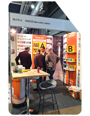 ONE2ID labelproducent alphen aan den rijn vakbeurs ict en logistiek
